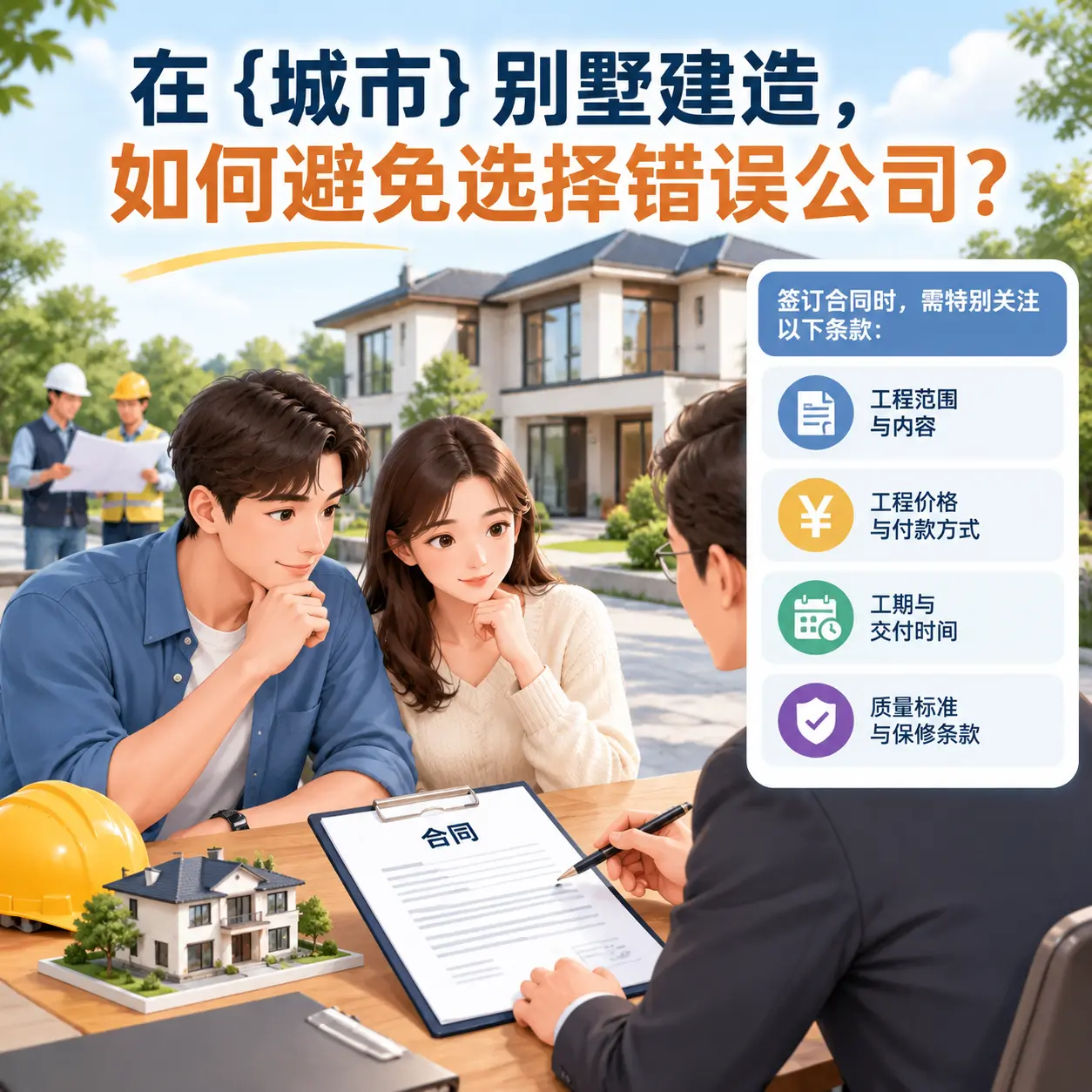 在 碧江 别墅建造,如何避免选择错误公司?