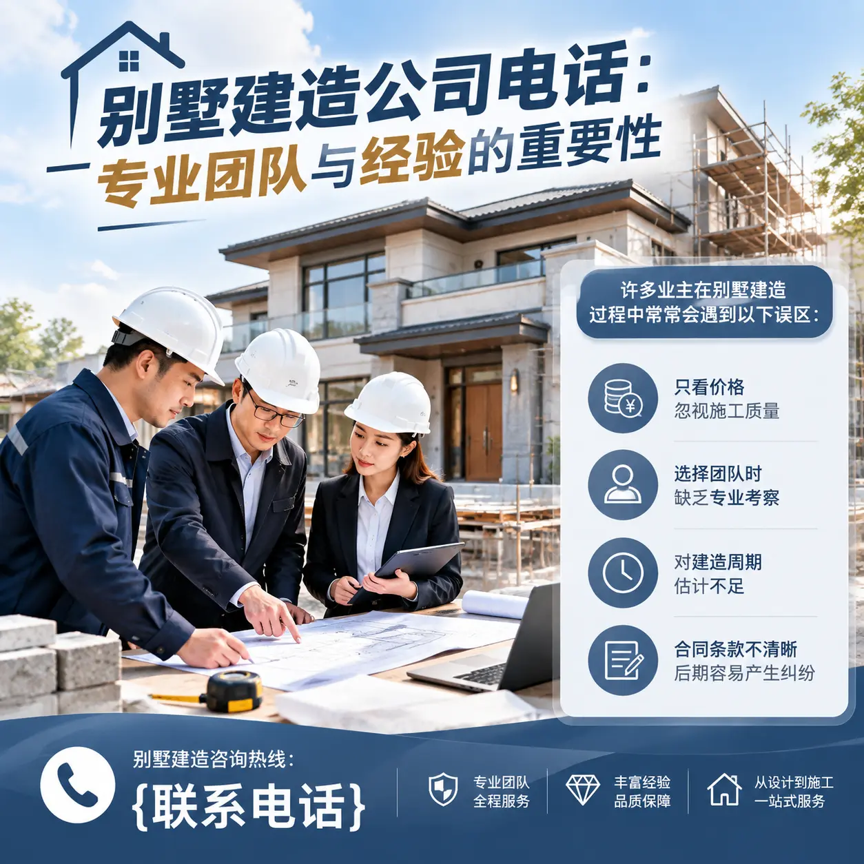 碧江别墅建造公司电话：专业团队与经验的重要性