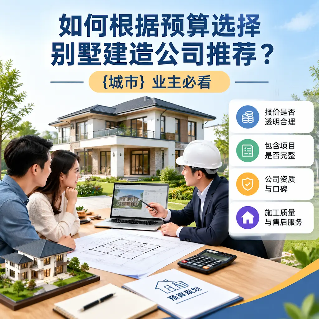 如何根据预算选择别墅建造公司推荐? 碧江 业主必看